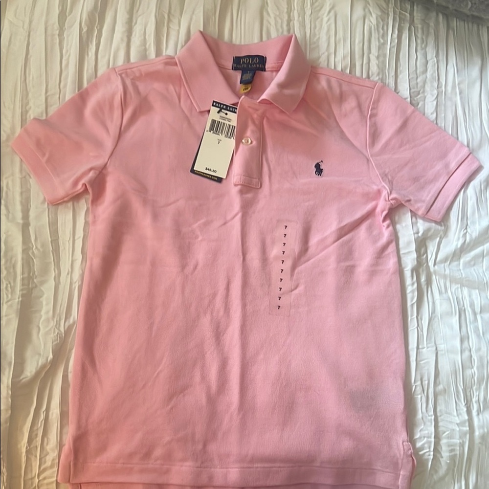 Polo by Ralph Lauren Kids Light Pink Polo Shirt